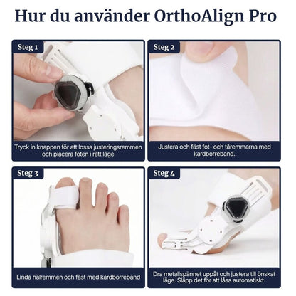 OrthoAlign Pro - Justerbar Tå - Korrigerare för Hallux Valgus - Nordic Relief
